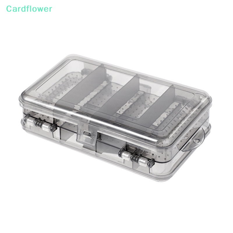 lt-cardflower-gt-กล่องพลาสติกใส-สองชั้น-สําหรับใส่เครื่องประดับ-ต่างหู-เหมาะกับการพกพาเดินทาง-ลดราคา