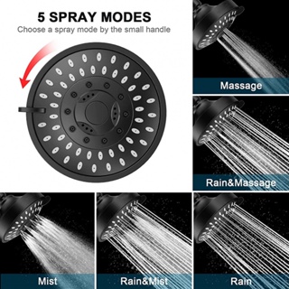 Shower Head Bathing Bathroom Accessories Five-Speed Home Improvement Replacement