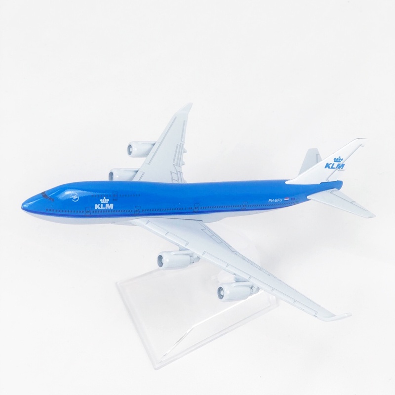 klm-โมเดลเครื่องบินจําลอง-b747-โลหะอัลลอย