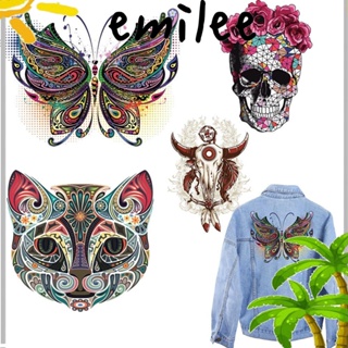 Emilee สติกเกอร์รีดร้อน ซักล้างได้ สําหรับติดตกแต่งเสื้อผ้า