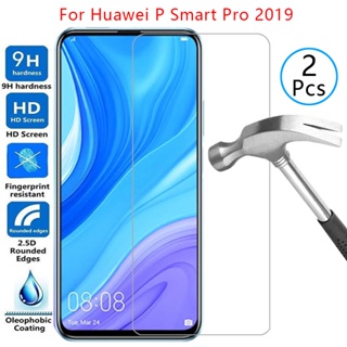 กระจกนิรภัยกันรอยหน้าจอ สําหรับ huawei p smart pro 2019 psmart smar smat samrt เคสโทรศัพท์ 360