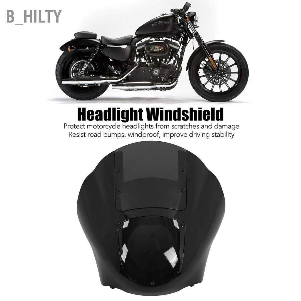 b-hilty-รถจักรยานยนต์ด้านหน้าไฟหน้า-fairing-windshield-windscreen-สำหรับ-iron-883-xl883n-2009-2017