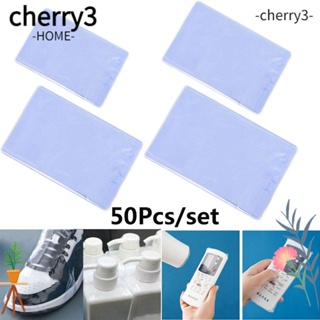 Cherry3 ฟิล์มหดความร้อน กันน้ํา สําหรับเก็บเครื่องสําอาง 50 ชิ้น ต่อชุด