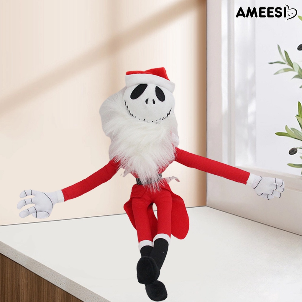 ameesi-ตุ๊กตาซานตาคลอส-กะโหลกสยองขวัญ-สําหรับตกแต่งปาร์ตี้ฮาโลวีน