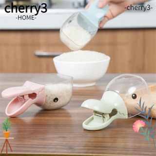 Cherry3 คลิปหนีบซีลถุงข้าว ลายการ์ตูนเป็ดน่ารัก ABS อเนกประสงค์ 4 สี