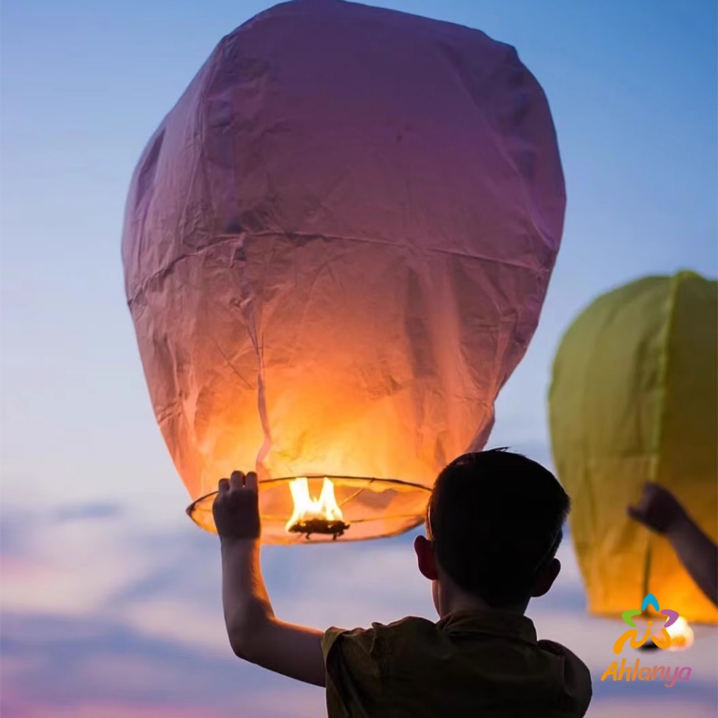 ahlanya-โคมลอย-โคมไฟกระดาษ-สําหรับตกแต่งงานแต่งงาน-ต่างๆ-kongming-lantern