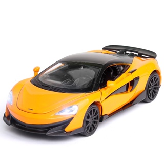 โมเดลรถยนต์จําลอง 1 ถึง 32 McLaren 600LT พร้อมเสียง และไฟ ของเล่นสําหรับเด็ก