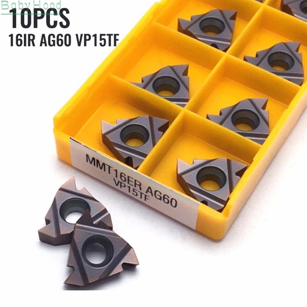 ลดกระหน่ําครั้งใหญ่-ใบมีดคาร์ไบด์-cnc-16ir-ag60-vp15tf-สําหรับงานโลหะ-สเตนเลส-10-ชิ้น-bbhood
