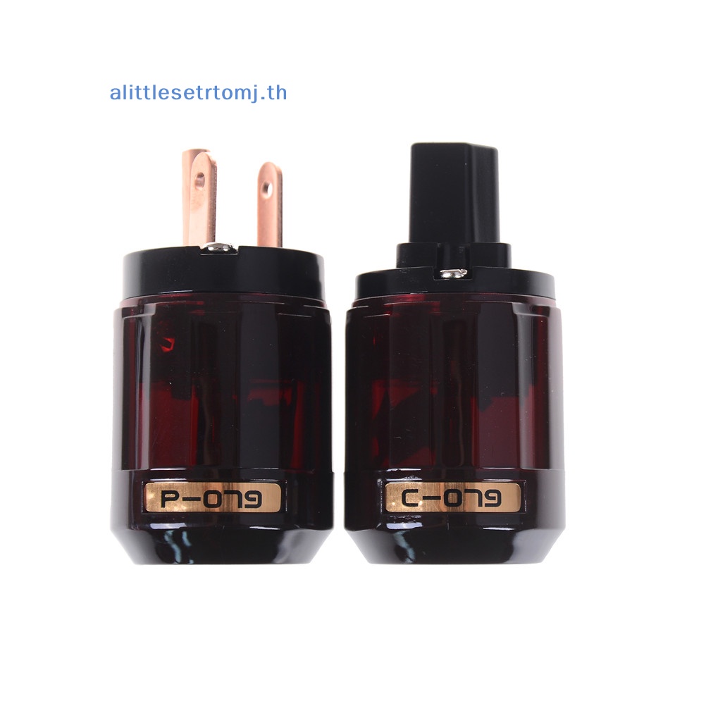 alittlese-ปลั๊กเชื่อมต่อเสียง-ชุบทอง-c-079-iec-ตัวเมีย-p-079-ตัวผู้-us-diy-th