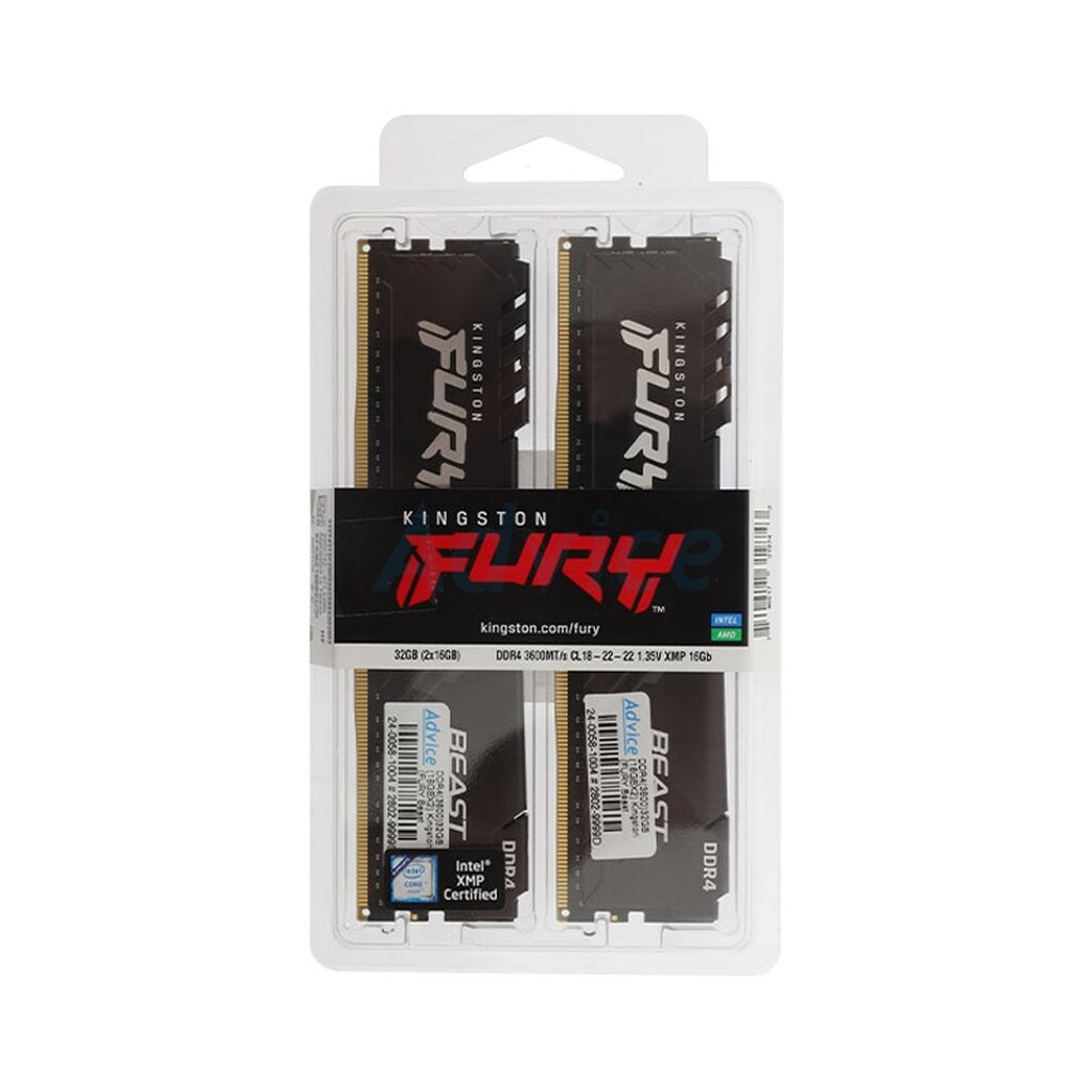 ram-ddr4-3600-32gb-16gbx2-kingston-fury-beast-kf436c18bbk2-32