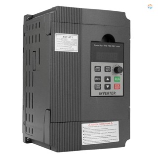 {fash} ตัวควบคุมความเร็วความถี่ VFD 2.2KW 12A 220 V AC มอเตอร์ไดรฟ์ เฟสเดียว อินเวอร์เตอร์สามเฟส AT1-2200S