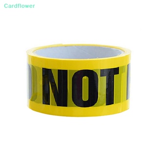 &lt;Cardflower&gt; เทปเตือน ริบบิ้น สําหรับตกแต่งปาร์ตี้ฮาโลวีน DIY