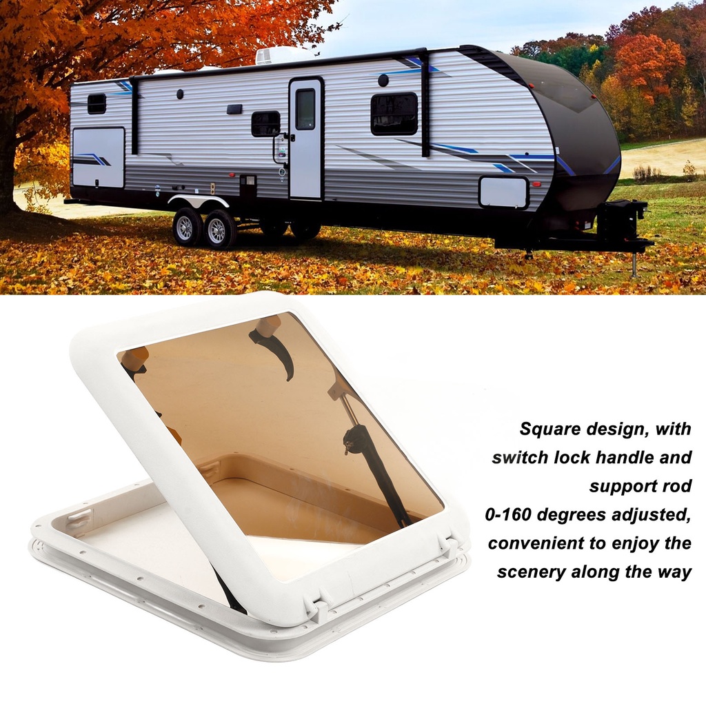 Happiness House 495 มม. เรือ Portlight Hatch Window Square Push Out