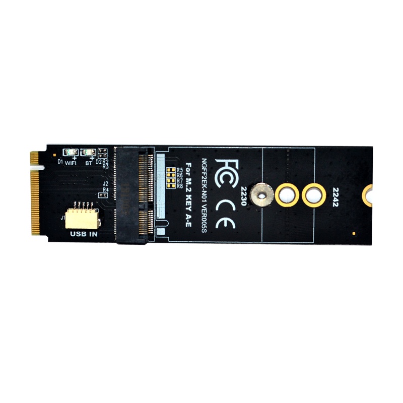 อะแดปเตอร์การ์ดเครือข่ายไวไฟ M.2 Wifi M.2 M key to A+E key Slot Wifi ...