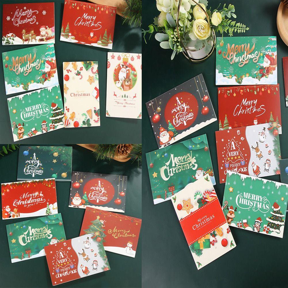 faccfki-การ์ดอวยพรคริสต์มาส-รูปซานตาคลอส-ของขวัญปี