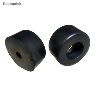 Flashquick แผ่นยางรองฐานลําโพง ขนาดใหญ่ 38X20 มม. ทนทาน สีดํา 4 ชิ้น และเคสลําโพง 4 ชิ้น