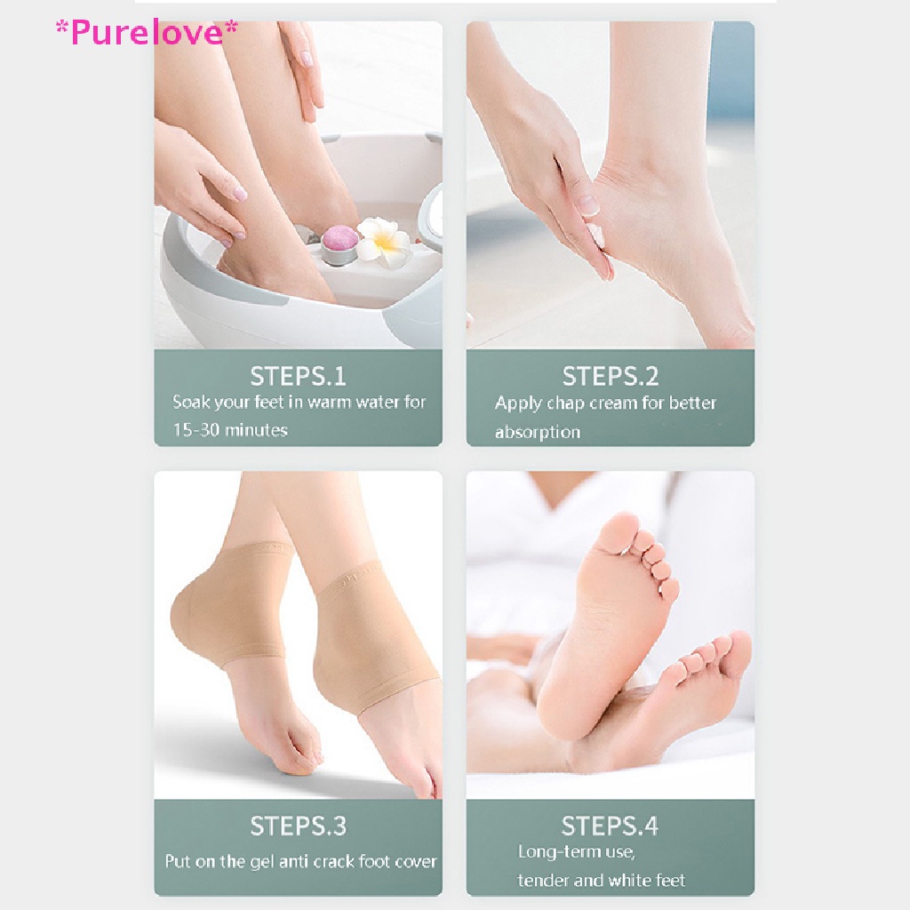 purelove-gt-ใหม่-ถุงเท้าซิลิโคน-ป้องกันส้นเท้าแตก-บรรเทาอาการปวดเท้า-สําหรับผู้หญิง-และผู้ชาย