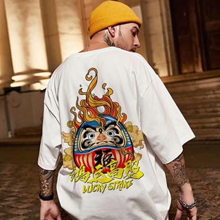 S-8XL Summer oversize national tide, fortune, high-quality text printing short-sleeved T-shirt men and women trend _03