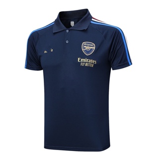 Arsenal เสื้อโปโล แขนสั้น คอปก สีกรมท่า ลําลอง ใส่ได้ทุกวัน