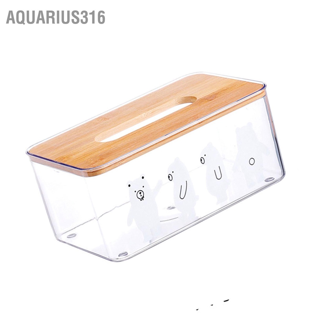 aquarius316-กล่องใส่ทิชชู่ล้างกล่องใส่กระดาษเช็ดหน้าที่ใส่กระดาษเช็ดปากสี่เหลี่ยมผืนผ้า