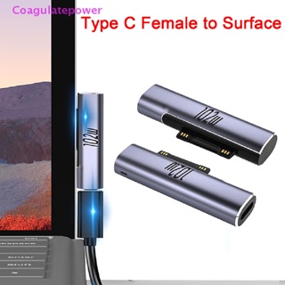 Coa อะแดปเตอร์แปลงแท็บเล็ต Microsoft Surface Pro X 8 7 6 To USB Type C 102W PD