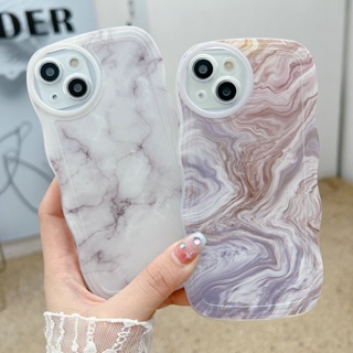 Marbling Soft Casing Samsung Galaxy A05 A05S A15 S24 S23 Plus Ultra FE S22 S21 S20 S23+ S22+ S21+ 5G S20+ A02 A02S A03S A11 A50 A50S A30S A20S A72 4G A20 A30 M11 M02 Cute Waves Edge Fine hole Airbag Shockprood Lens Protection Phone Case Cover 1STB 41