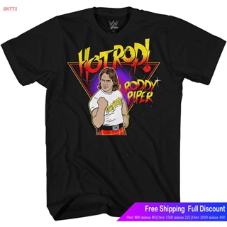 เสื้อยืดโอเวอร์ไซส์ เสื้อยืดผู้ชายและผู้หญิง WWE Rowdy Roddy Piper Shirt - President Of The World Wrestling Champio
