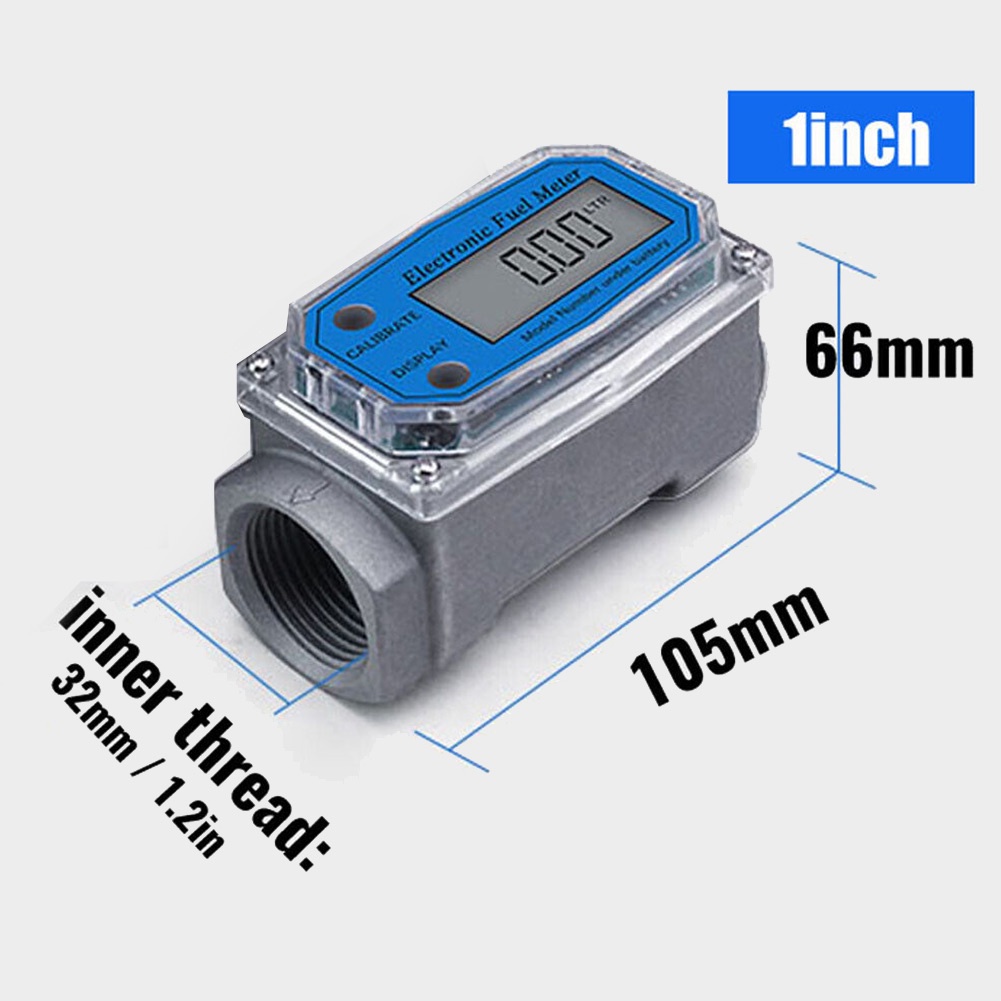 ⭐READY STOCK ⭐Wide Range Application Digital Diesel Fuel Water Flow ...
