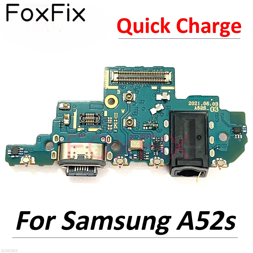 บอร์ดชาร์จ PCB พอร์ต USB แบบเปลี่ยน สําหรับ Samsung Galaxy A52S A528B ...