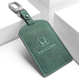 Alcantara เคสกุญแจรีโมทรถยนต์ แบบหนัง สําหรับ Honda Civic Integra 2021-2023