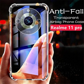 เคสโทรศัพท์มือถือ ซิลิโคน กันกระแทก ป้องกันเลนส์กล้อง สําหรับ Realme 11 pro plus 11 Nfc 11proplus 11pro+ 11Nfc 11X Realme11pro Realme11 2023