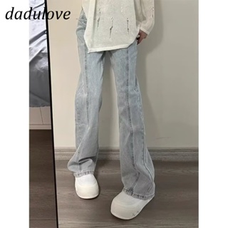 DaDulove💕 New American Style Ins High Street Thin Jeans Niche High Waist Flared Pants Large Size Trousers