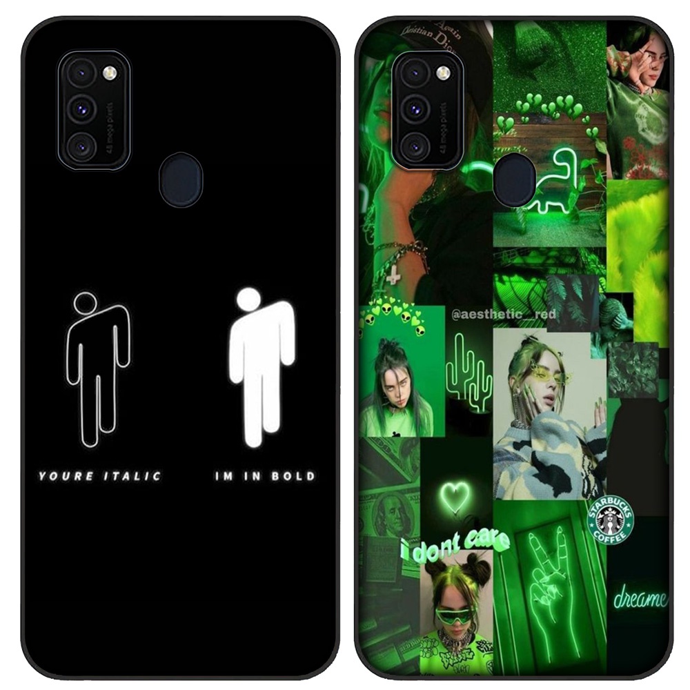 เคสซิลิโคนนิ่ม-ลาย-billie-eilish-rcz21-สําหรับ-realme-c2-c3-c11-2020-c12-c15