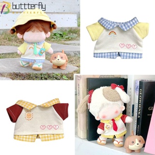 BUTTTERFLY เสื้อผ้าตุ๊กตา ไม่มีตุ๊กตาไอดอล สําหรับตุ๊กตา 10 20 ซม.