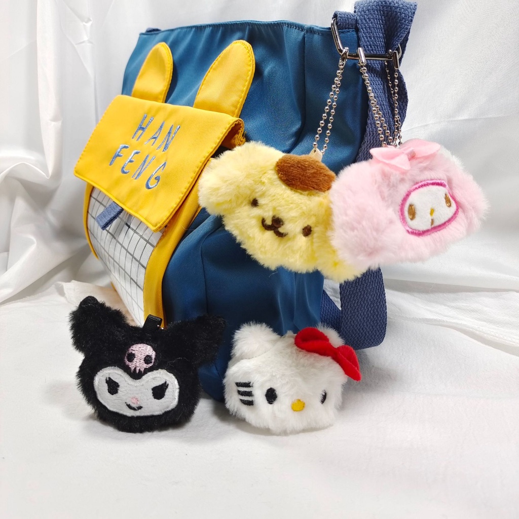 sanrio-kuromi-my-melody-kt-cat-pc-dog-hello-kitty-พวงกุญแจอะนิเมะตุ๊กตาฟิกเกอร์กระเป๋าจี้อุปกรณ์เสริม