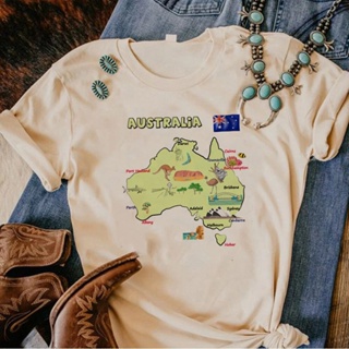 เสื้อยืด พิมพ์ลายกราฟฟิค Australia Koala y2k y2k สไตล์ฮาราจูกุ สําหรับผู้หญิง