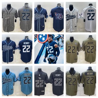 NFL Tennessee Titans Derrick Henry เสื้อยืดเสื้อสปอร์ต