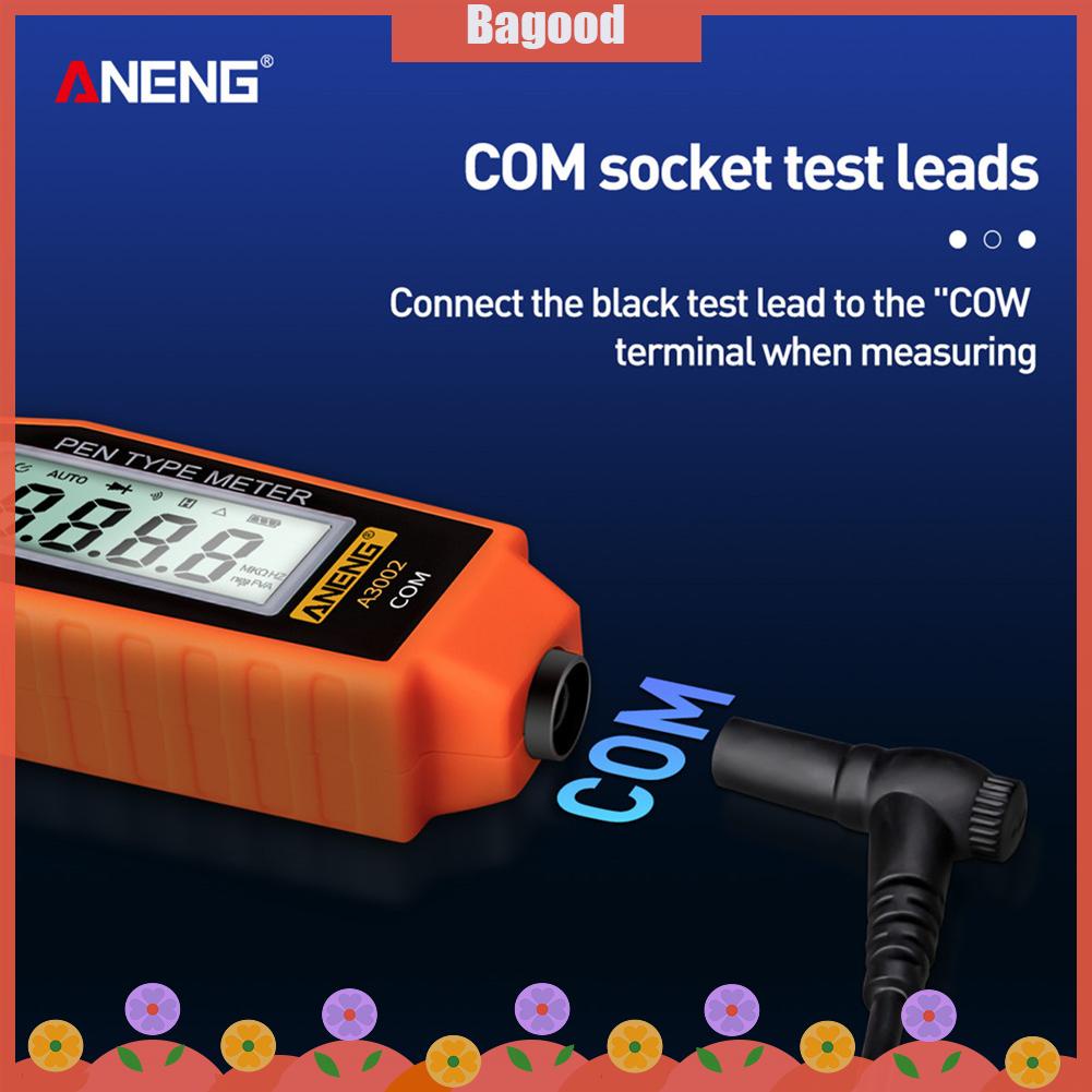 bagood-in-stock-aneng-a3002-digital-multimeter-4000-counts-non-contact-ac-dc-voltage-resistance-ohm-diode-continuity-electric-tester-test-pen