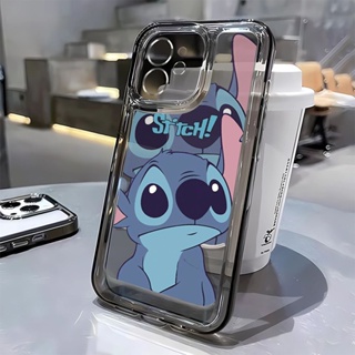 เคสโทรศัพท์มือถือ แบบนิ่ม ลายอีโม่ Stitch สําหรับ Apple Iphone 13 14pro 11 12 7