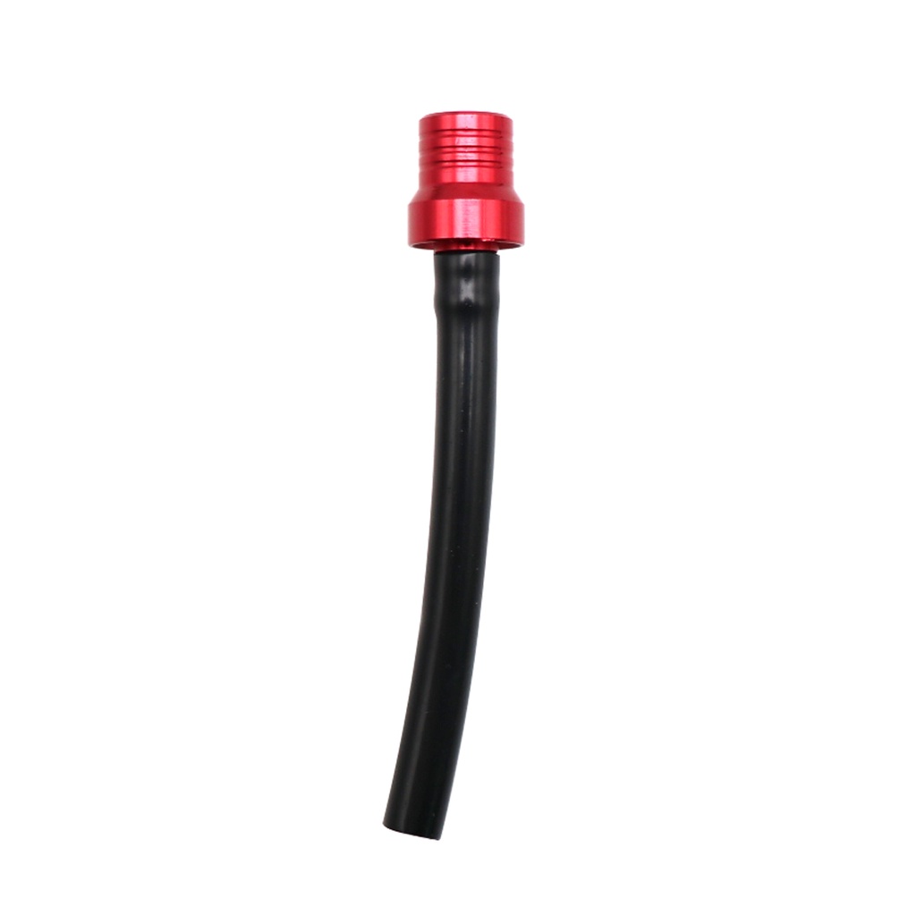 thumbnail interactive-video image 1 of AUXITO Universal Motorcycle Gas Fuel Tank Cap Air Vent Tube Breather Hose – 2-Way, Red 1 of 4