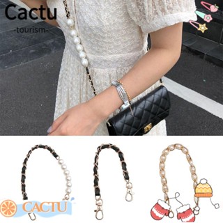 Cactu สายโซ่คล้องกระเป๋า ประดับไข่มุก DIY 2 ชิ้น