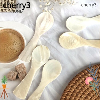 CHERRY3 ช้อนไข่มุก ช้อนไอศกรีม คาเวียร์ สําหรับเสิร์ฟคาเวียร์ ขนมหวาน