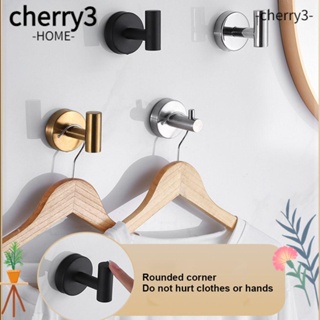 Cherry3 ตะขอแขวนเสื้อคลุม สเตนเลส 304 สําหรับห้องน้ํา ห้องครัว เสื้อผ้า กระเป๋า หมวก