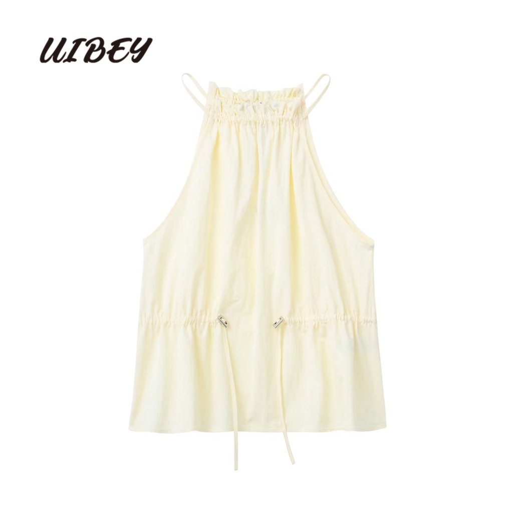 uibey-เสื้อกั๊กลําลองแฟชั่น-แบบคล้องคอ-8251