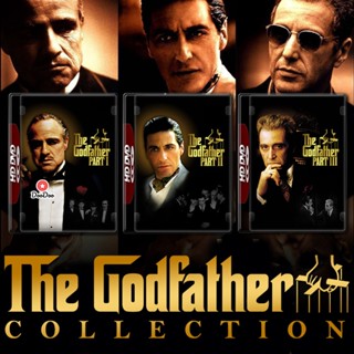 Bluray The Godfather เดอะ ก็อดฟาเธอร์ ภาค 1-3 Bluray หนัง มาสเตอร์ เสียงไทย (เสียง ไทย/อังกฤษ ซับ ไทย/อังกฤษ) หนัง บลูเร