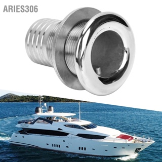 Aries306 ปลั๊กระบายน้ำผ่าน Hull Fitting Drain Joint 316 สแตนเลสสำหรับเรือเดินทะเลเรือยอร์ช 1-1/2in ท่อ