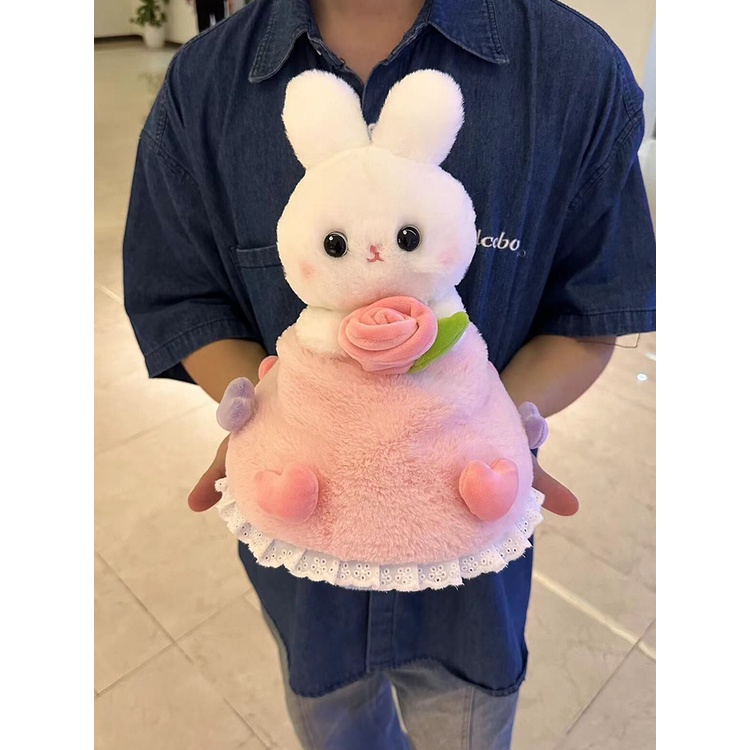 aixini-30ซม-ตุ๊กตากระต่าย-หมอนกระต่าย-กระต่ายแปลงร่างเป็นช่อตุ๊กตา-ตุ๊กตากระต่าย-สุดน่ารัก
