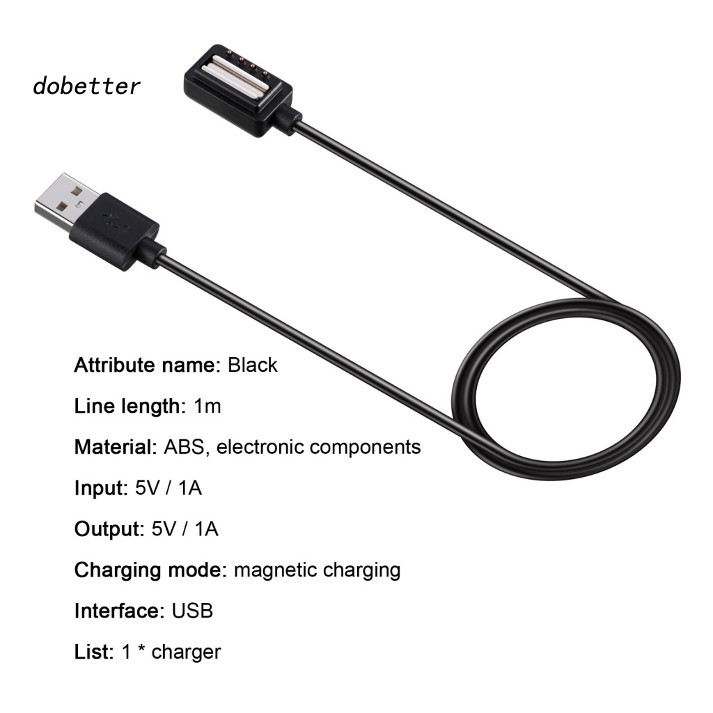 lt-dobetter-gt-สายชาร์จ-usb-แม่เหล็ก-1-เมตร-สําหรับ-suunto-9-9-baro-spartan