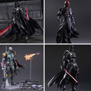 โมเดลฟิกเกอร์ Marvel Play Arts Kai Star Wars Boba Fett Darth Vader Stormtrooper Maul ขยับได้ ของเล่นสําหรับเด็ก