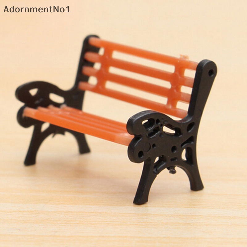 adornmentno1-ม้านั่งสวนจิ๋ว-งานฝีมือ-สไตล์แฟรี่-สําหรับตกแต่งบ้านตุ๊กตา